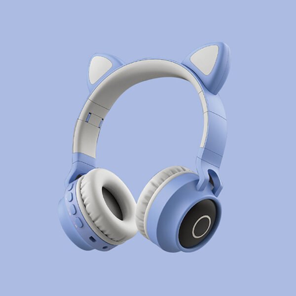 LED Light Cat Ear Headphones Wireless Bluetooth 5.0 Headset Portable Foldable Kids Headphone With Microphone Best Gift - Image 3