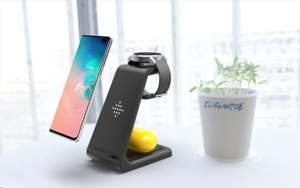 3 In 1 Fast Charging Station Wireless Charger Stand Wireless Quick Charge Dock For Phone Holder - Image 10