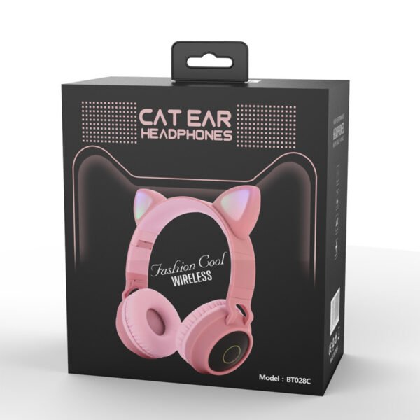 LED Light Cat Ear Headphones Wireless Bluetooth 5.0 Headset Portable Foldable Kids Headphone With Microphone Best Gift - Image 4