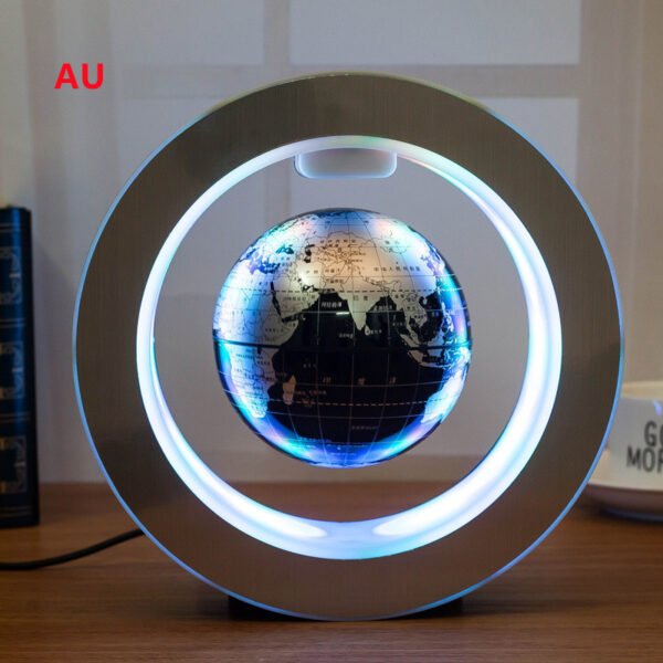 Round LED World Map Floating Globe Magnetic Levitation Light Anti Gravity Magic - Image 7